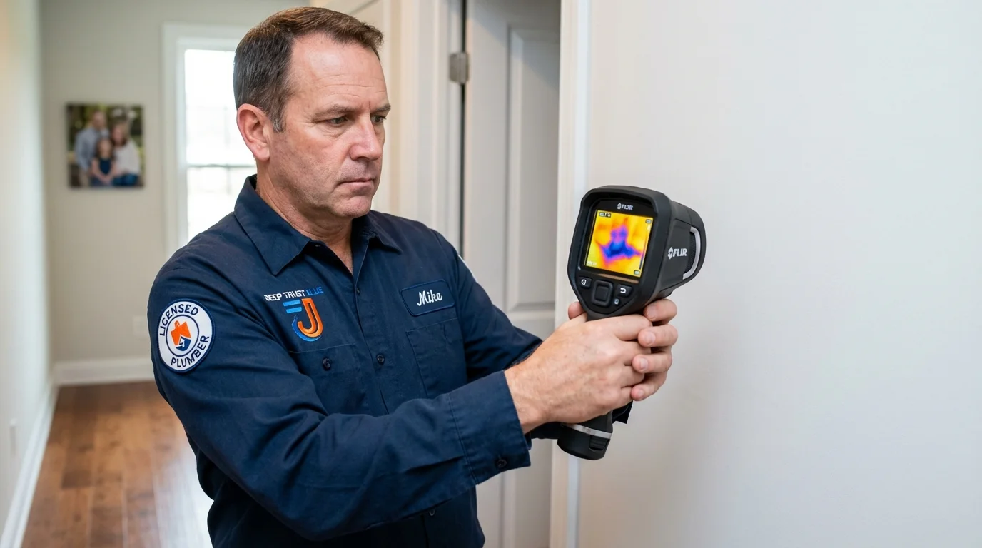 Thermal imaging leak detection by Johns Plumbing LLC in Clatskanie